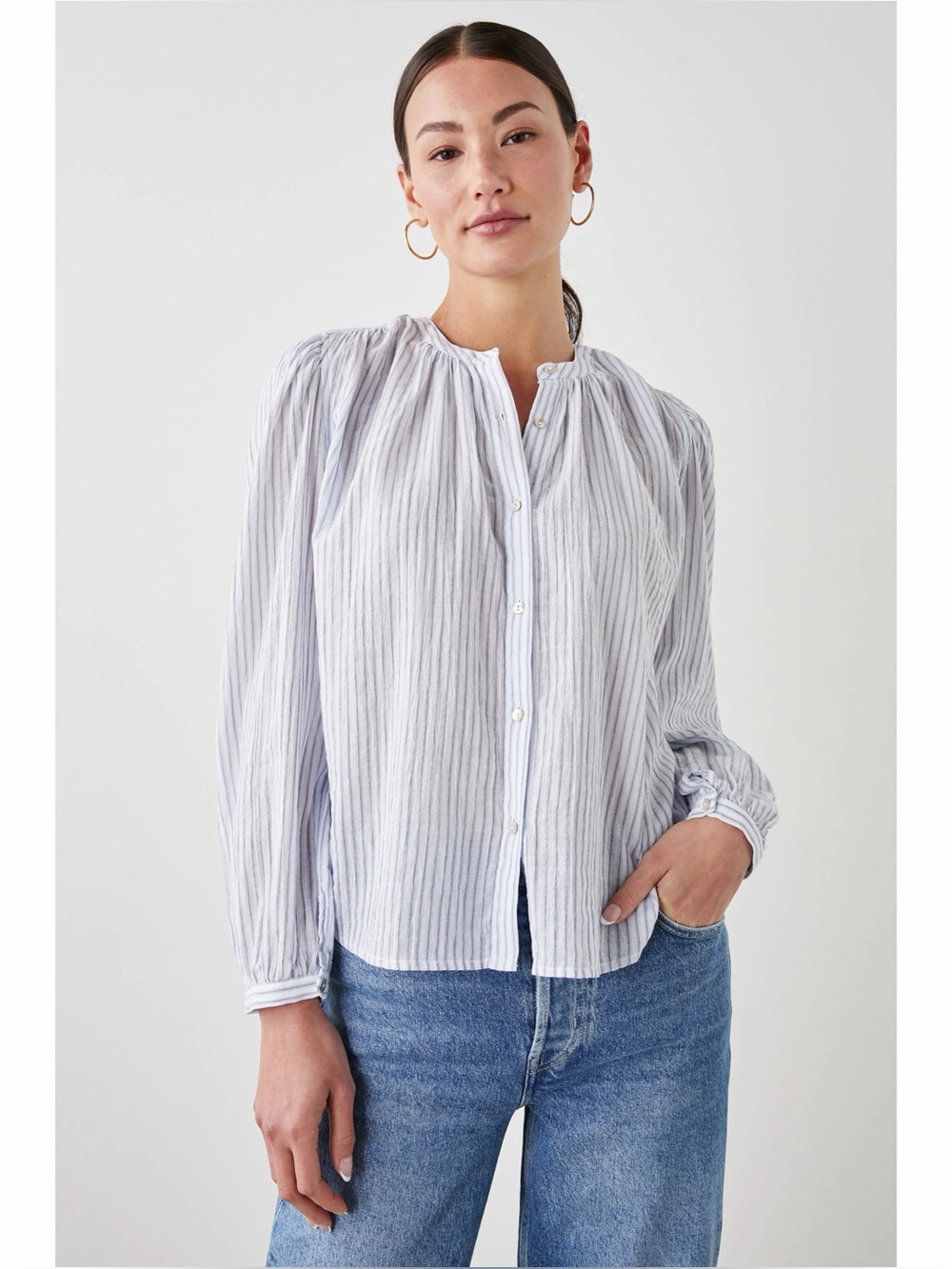 Rails Sonnet Top in Cino Stripe